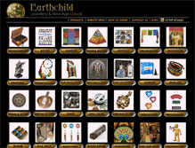 Tablet Screenshot of earthchildpendants.co.uk